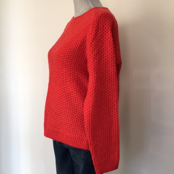 NWT LOFT Honeycomb Textural Knit Pullover Sweater, size Large ❤️ - Picture 4 of 12